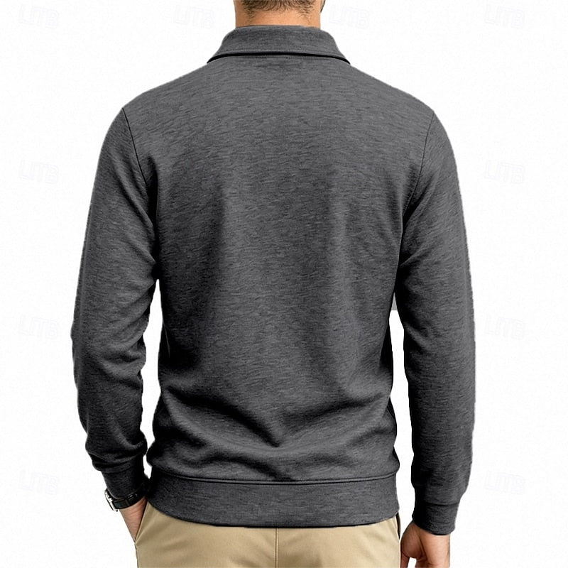 Rowan Cavendish | Long-Sleeve Pocket Polo Shirt