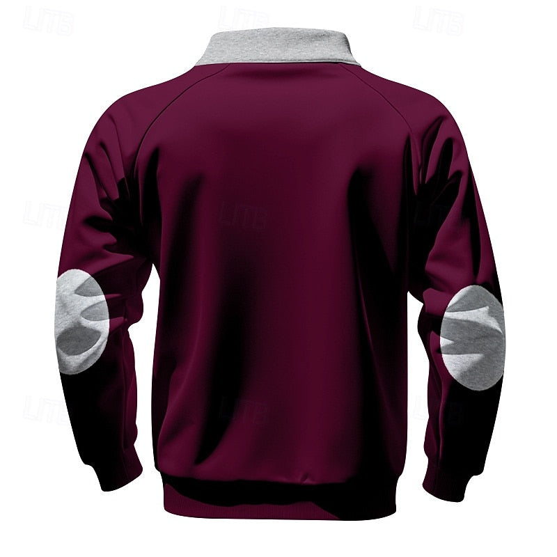 Alfie Sutton | Quarter-Zip Colour Block Pullover