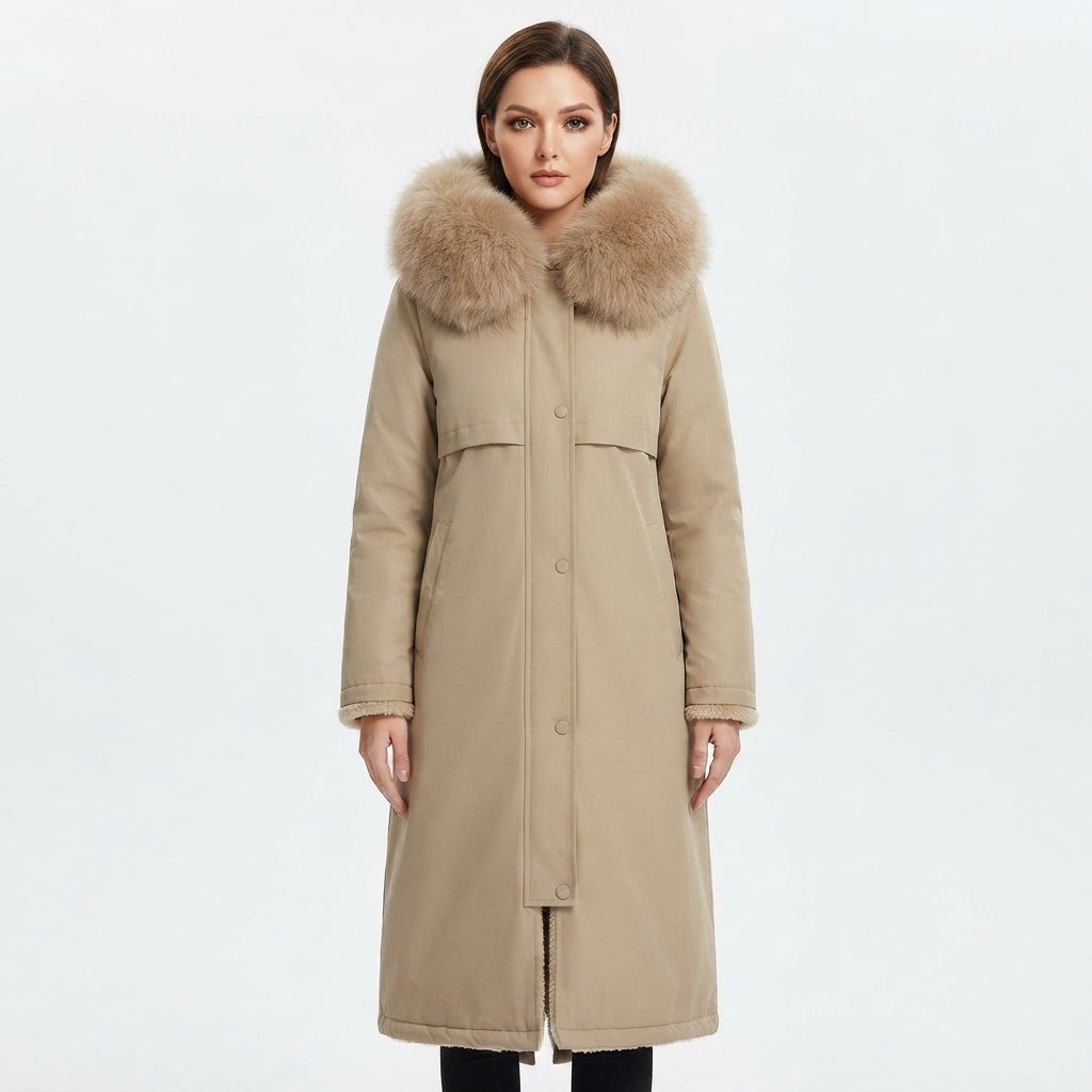 Lydia Thomas | Waterproof Faux Fur Hood Parka Coat