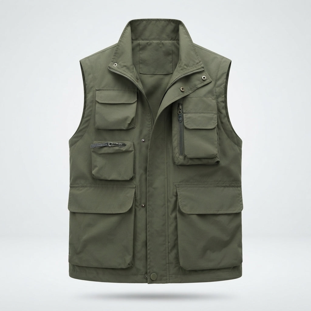 Malcolm Sheridan | Multi-Pocket Utility Vest for Men
