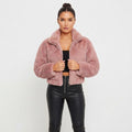 Marguerite Ashfield | Plush Cropped Zip Jacket for Women