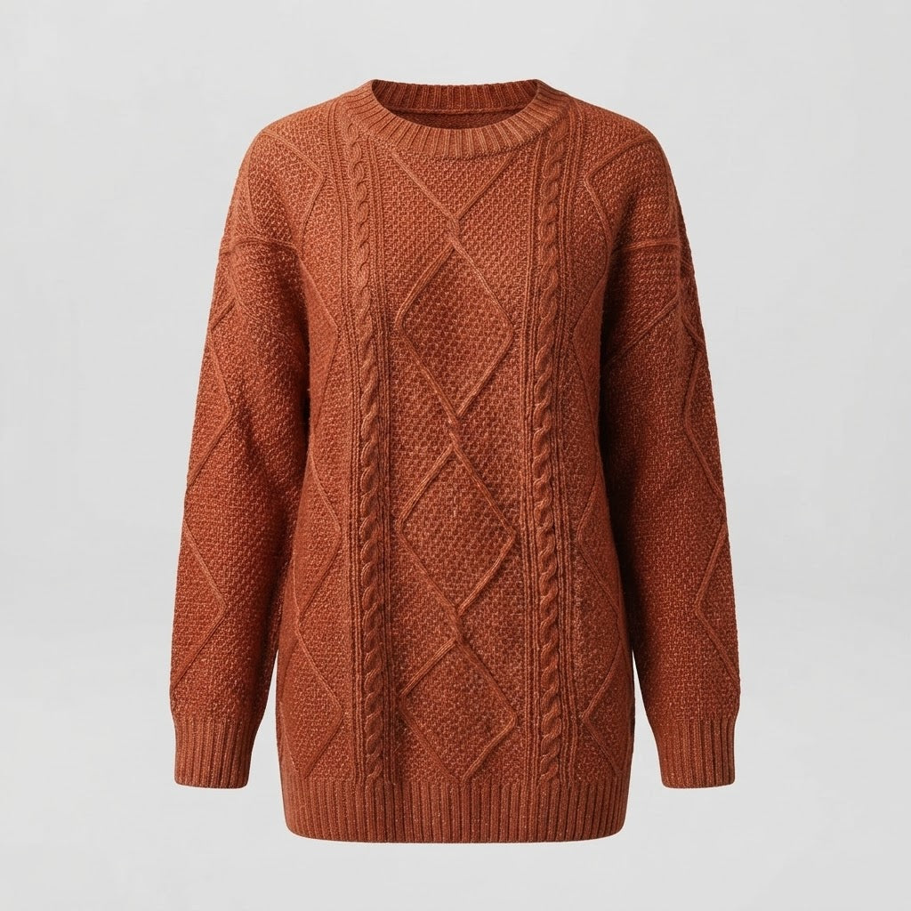 Matilda Wood | Cable Knit Sweater Dress for Women