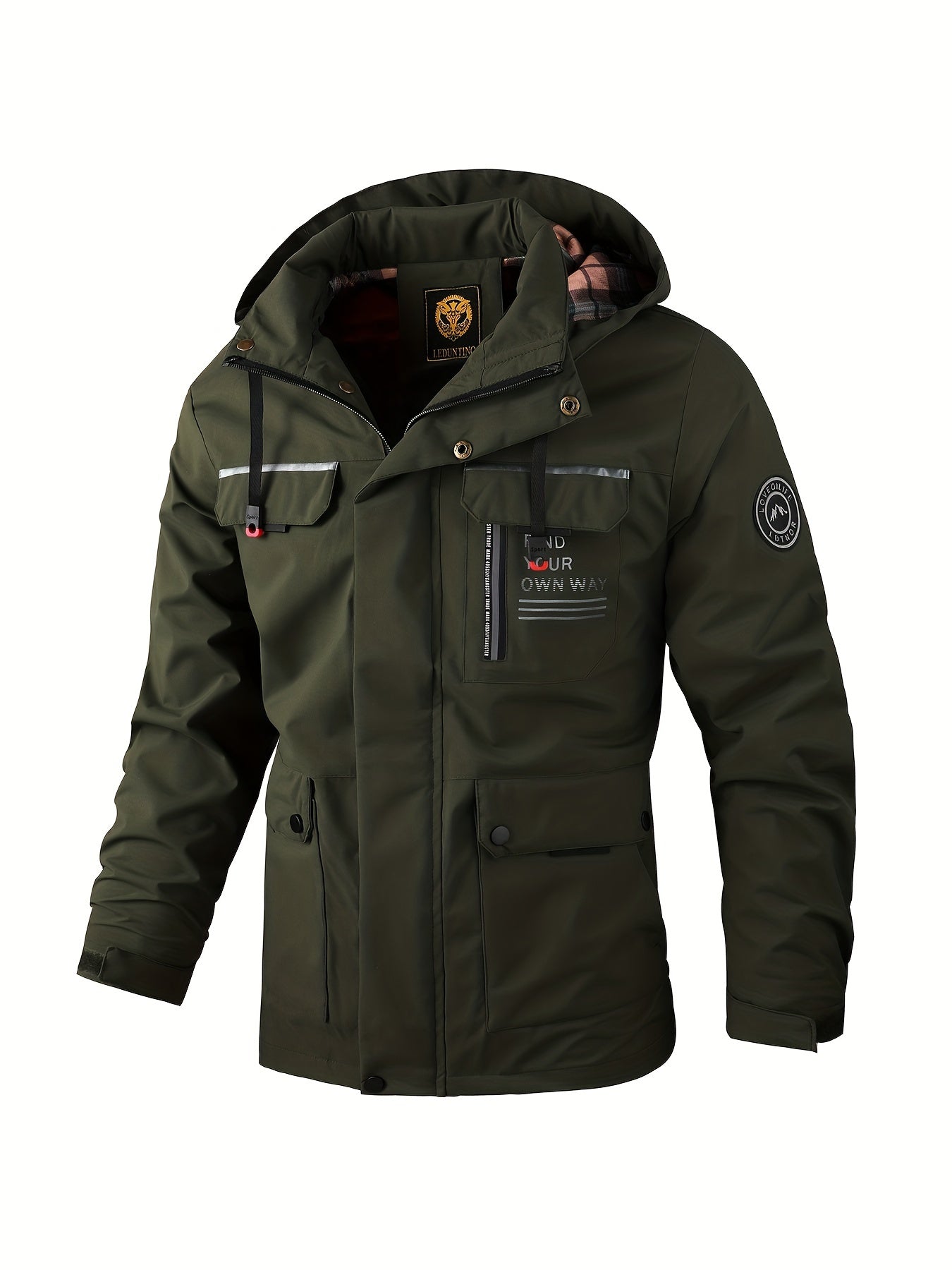 Nigel Harrison | Weatherproof Hooded Utility Jacket for Men