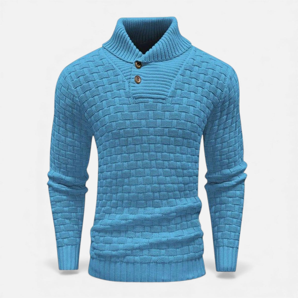 Reuben Aldridge | Shawl Collar Knit Sweater For Men