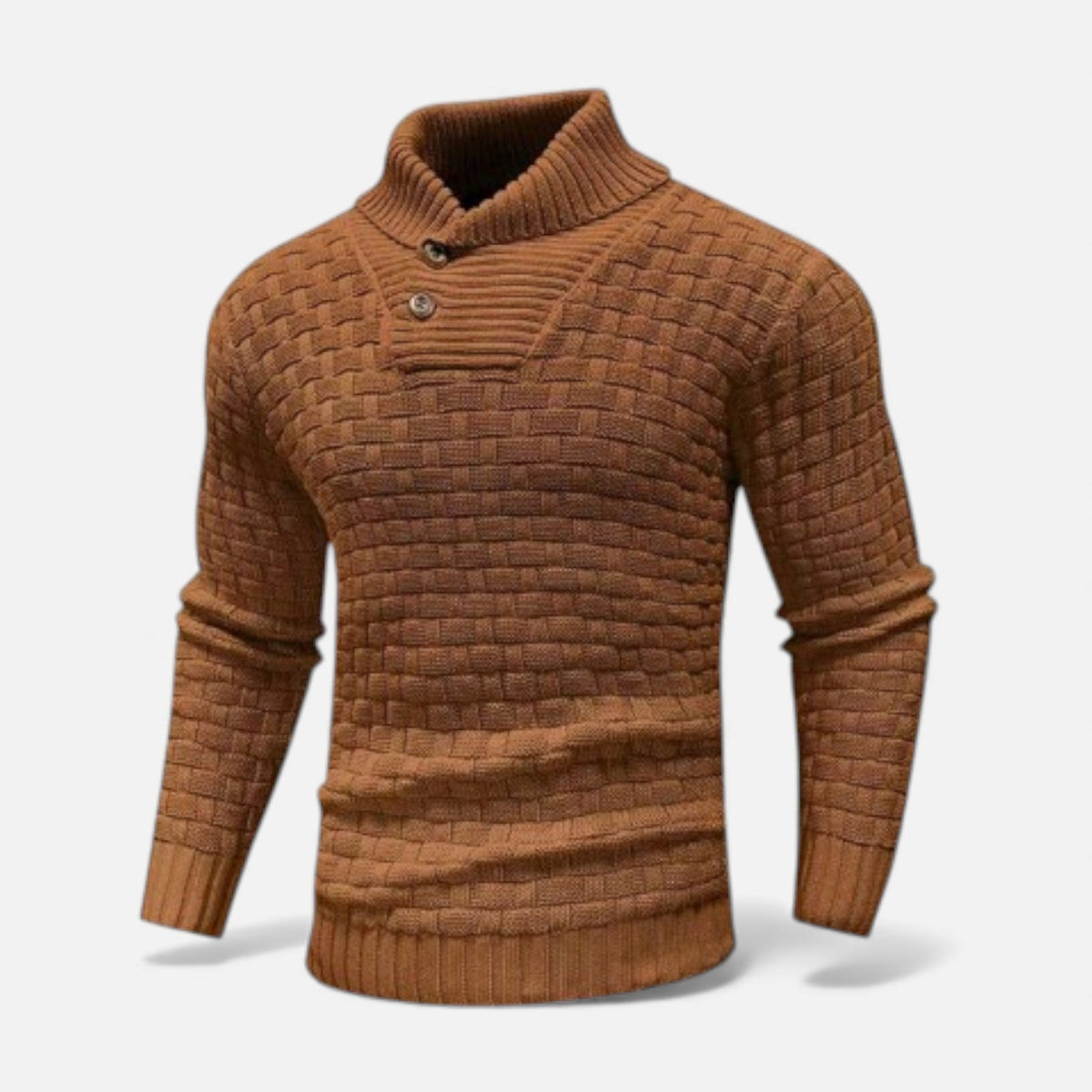 Reuben Aldridge | Shawl Collar Knit Sweater For Men