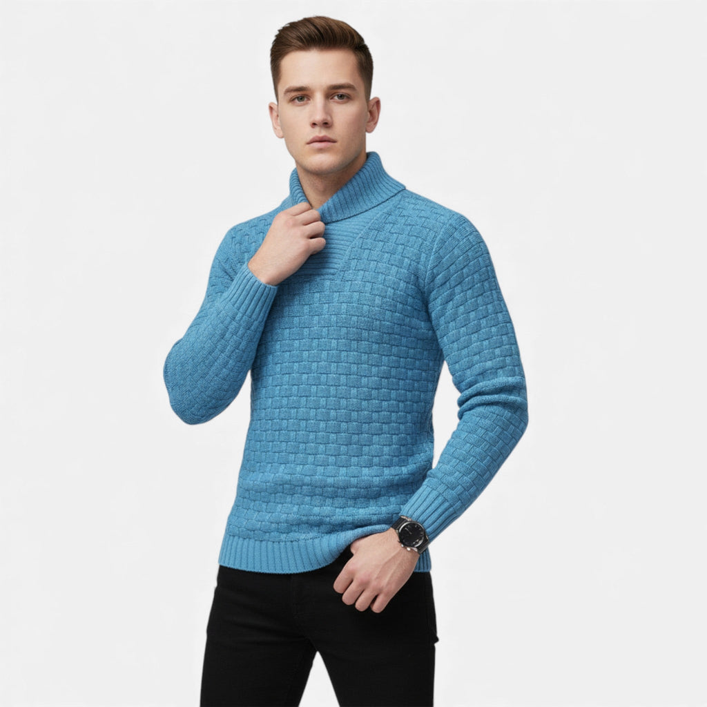 Reuben Aldridge | Shawl Collar Knit Sweater For Men