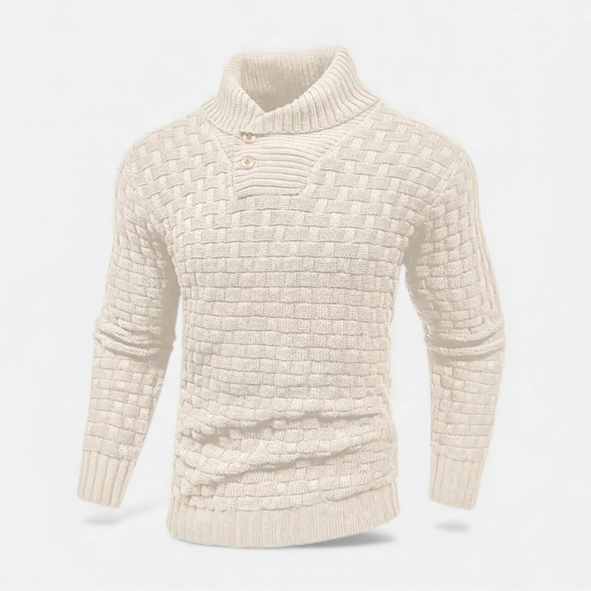 Reuben Aldridge | Shawl Collar Knit Sweater For Men