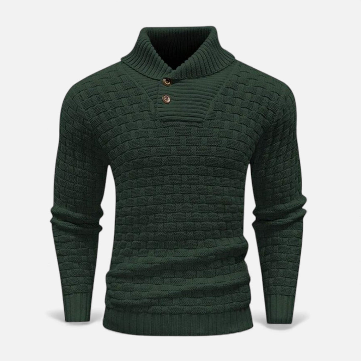 Reuben Aldridge | Shawl Collar Knit Sweater For Men