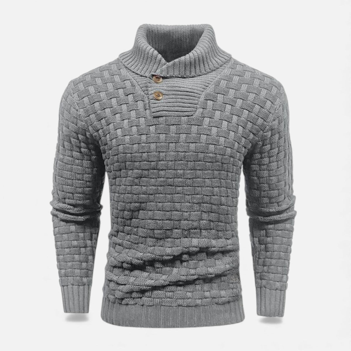 Reuben Aldridge | Shawl Collar Knit Sweater For Men