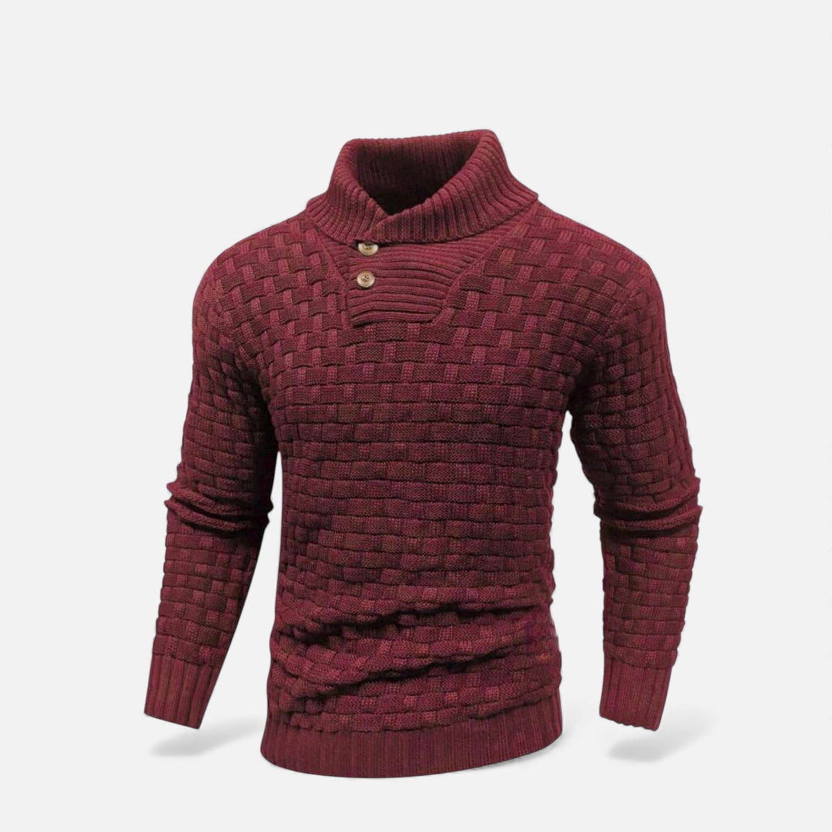 Reuben Aldridge | Shawl Collar Knit Sweater For Men