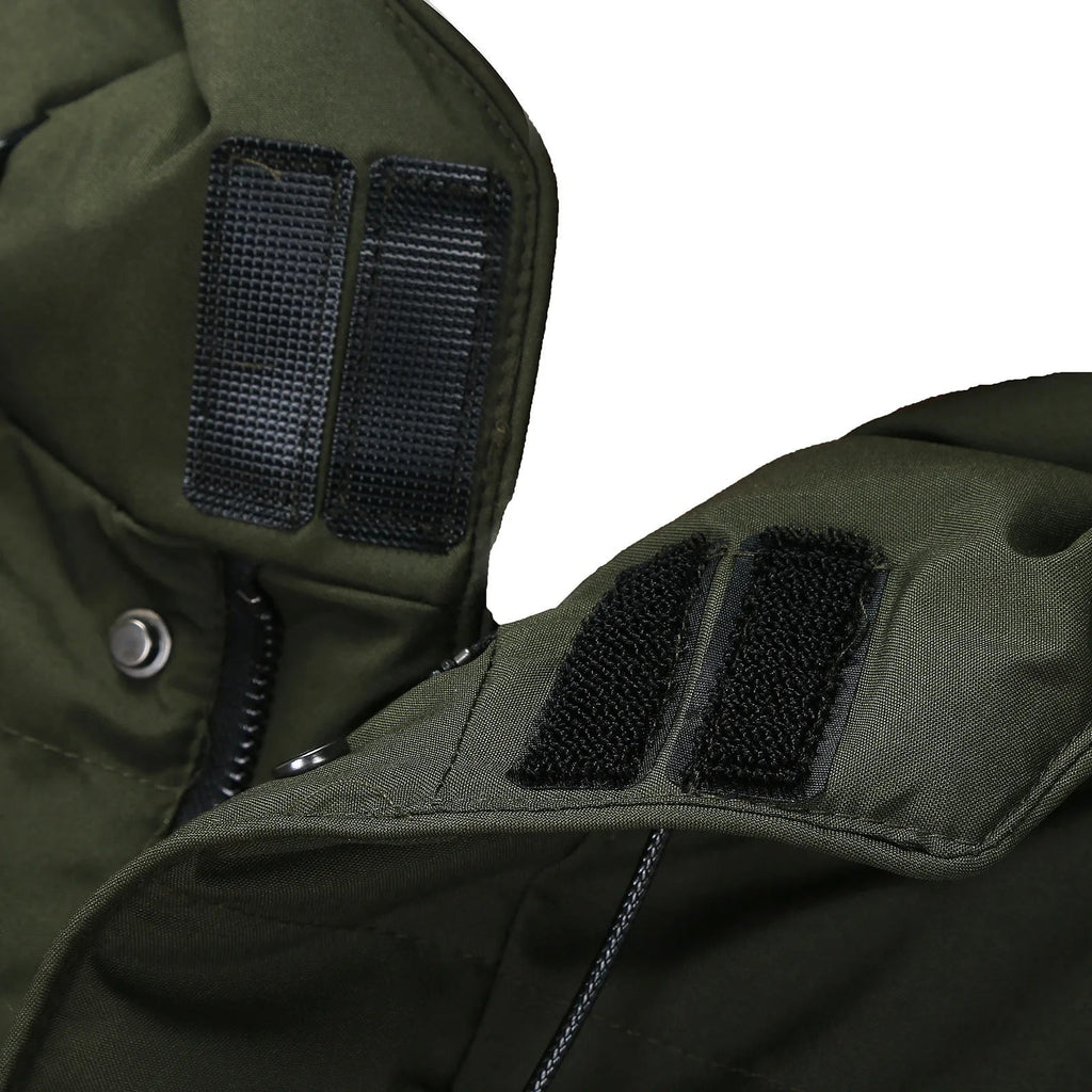 Finlay Winstanley | Grey Quilted Mens Coat With Hood