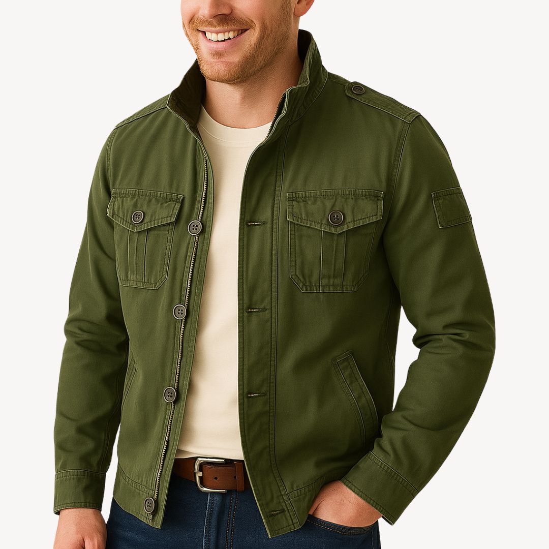 Frederick Lockhart | Canvas Jacket With Utility Pockets