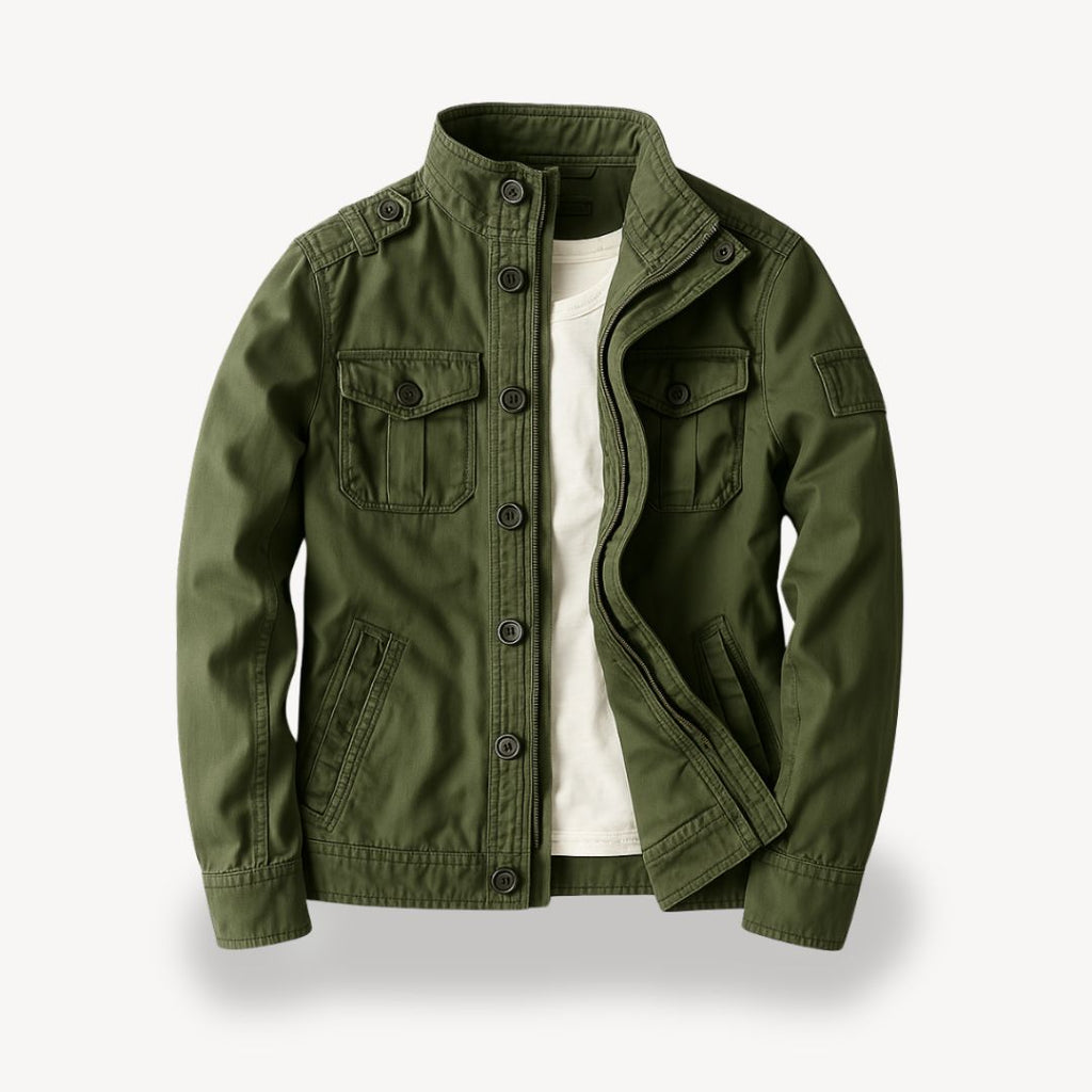 Frederick Lockhart | Canvas Jacket With Utility Pockets