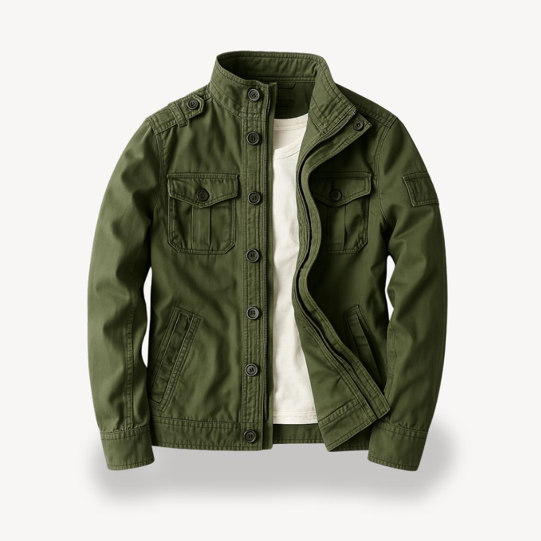 Frederick Lockhart | Canvas Jacket With Utility Pockets