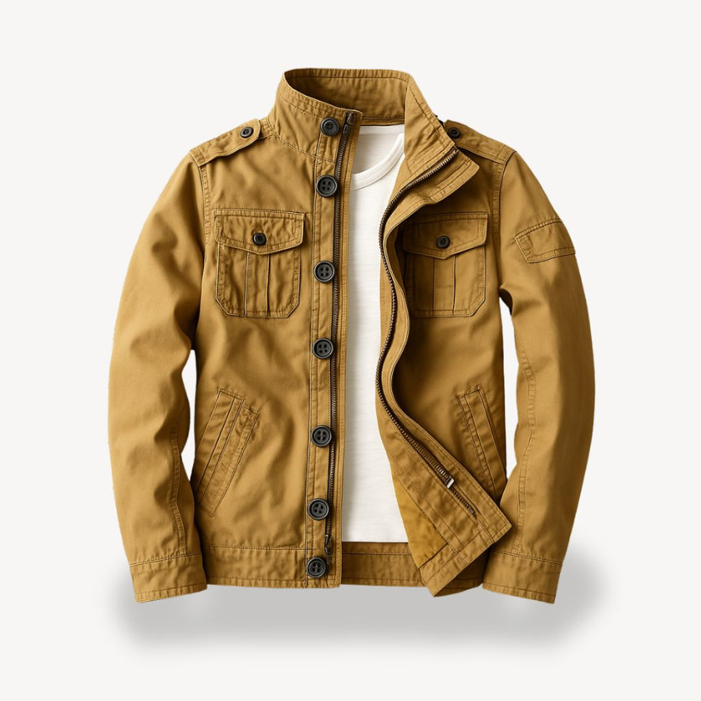 Frederick Lockhart | Canvas Jacket With Utility Pockets