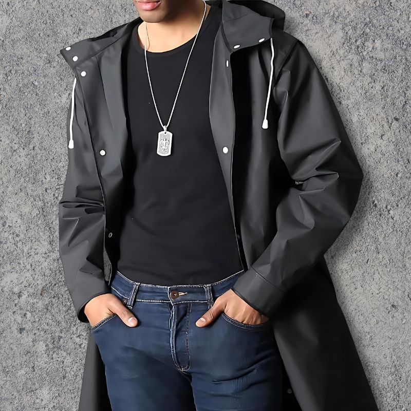 Alistair Renwick | Waterproof Hooded Mens Coat