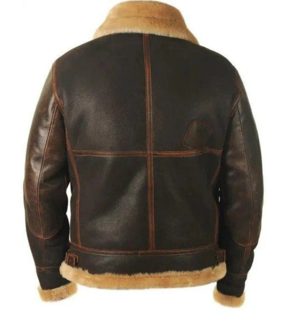 Douglas Fairfax | Shearling Leather Jacket for Men