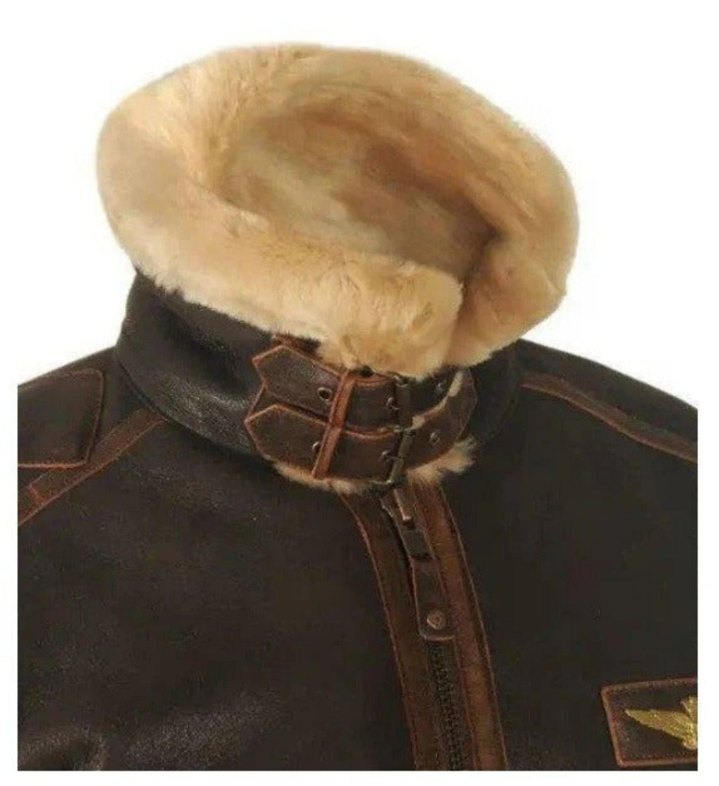 Douglas Fairfax | Shearling Leather Jacket for Men