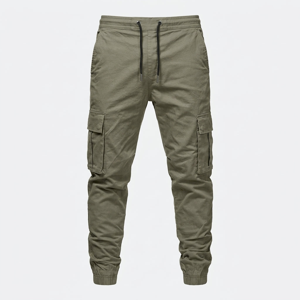 Miles Calloway | Cotton Cargo Jogger Trousers