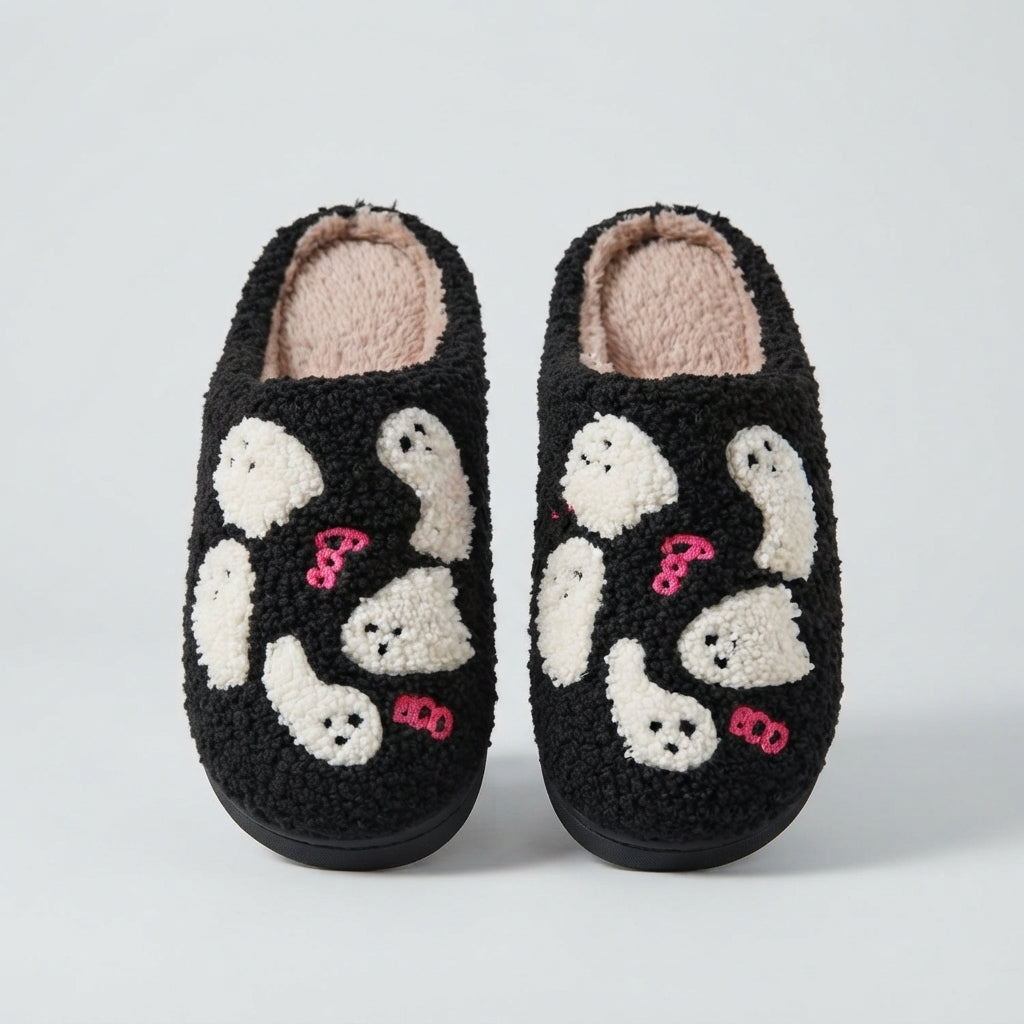 Nadia Fletcher | Ghost Print Slippers for Women