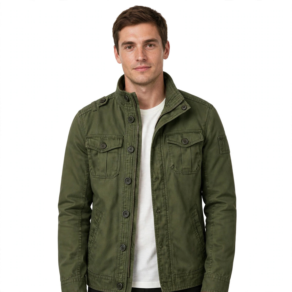 Frederick Lockhart | Canvas Jacket With Utility Pockets
