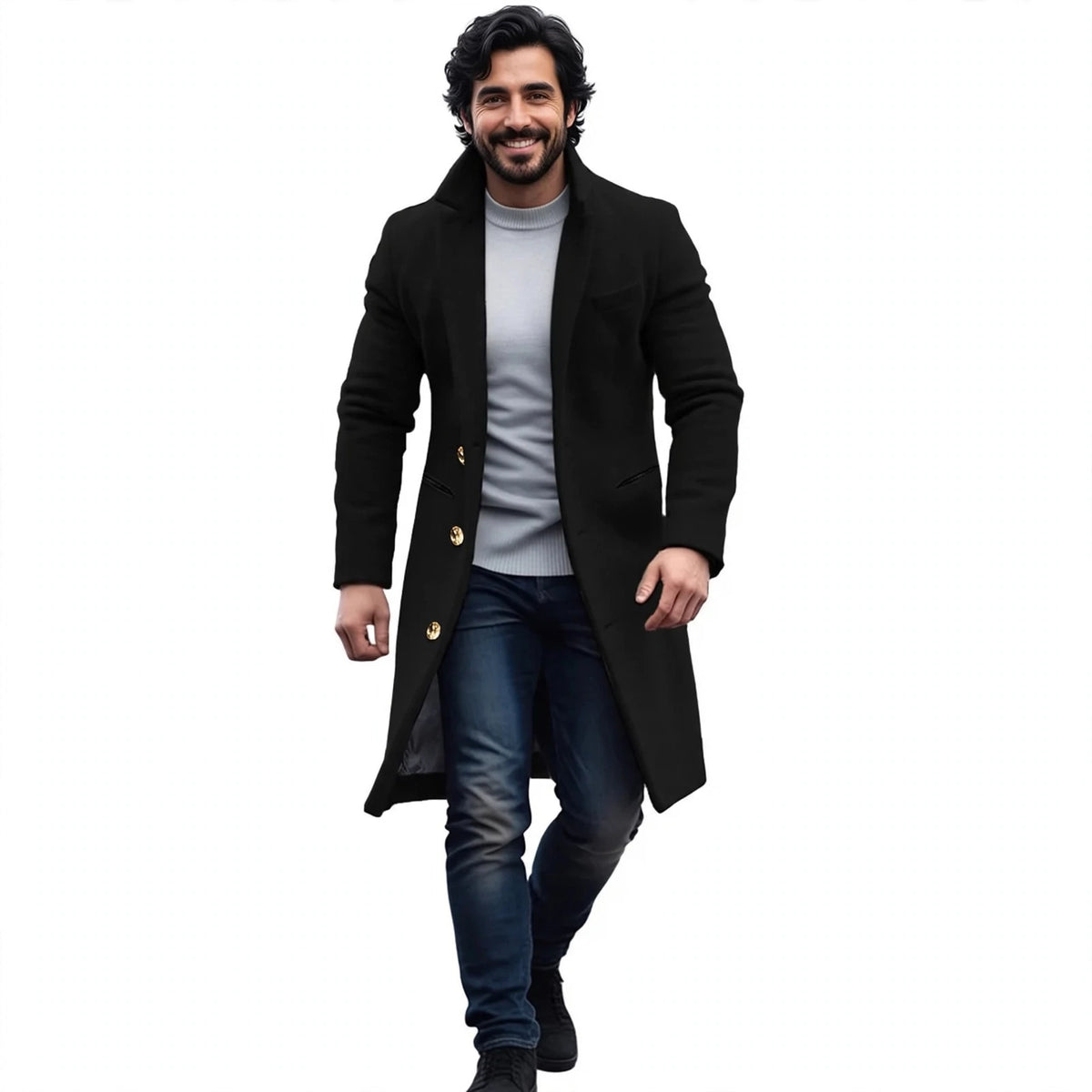 Callum Redfearn | Wool-Blend Longline Mens Coat