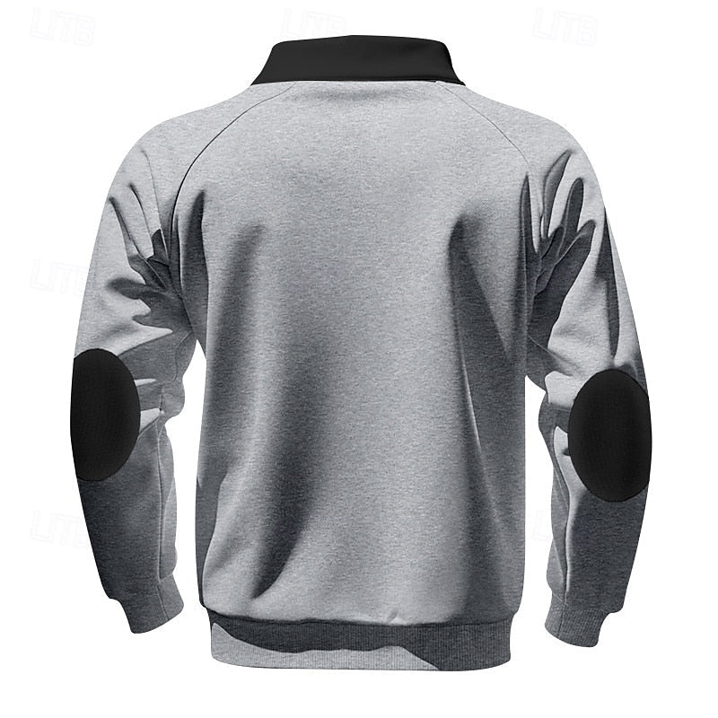Alfie Sutton | Quarter-Zip Colour Block Pullover