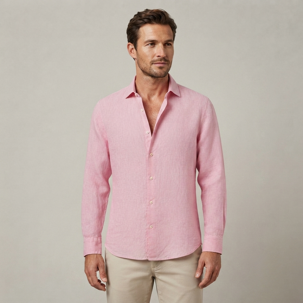 Oliver Beaumont | Luxury Linen Shirt For Men