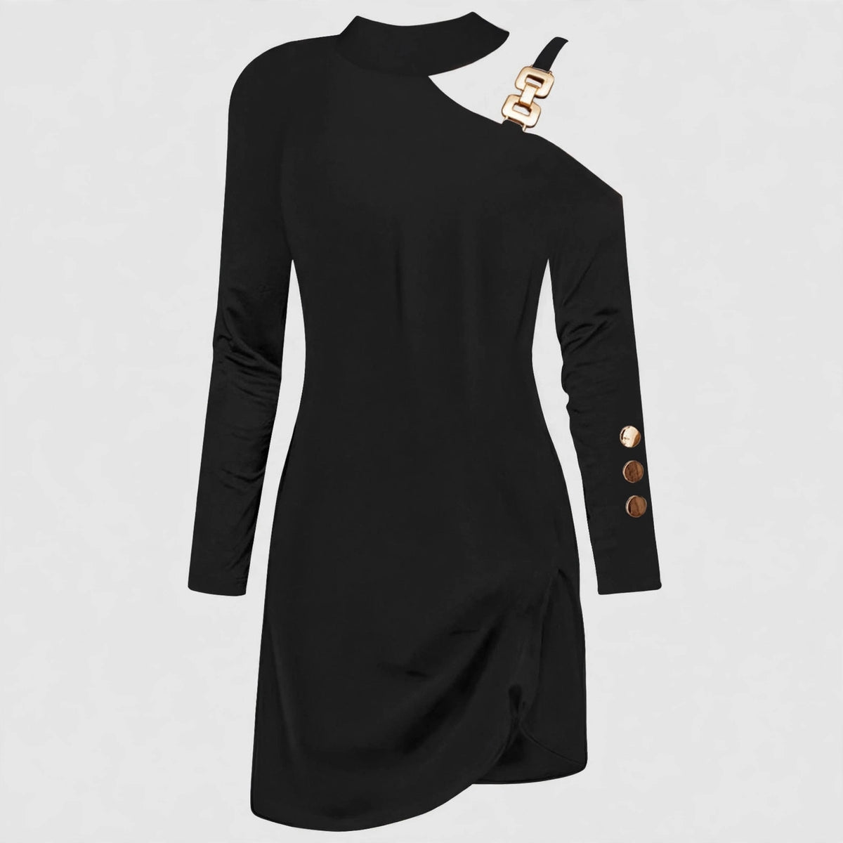 Nadia Fenshaw | Cut-Out One-Shoulder Midi Dress