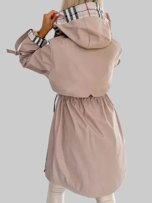 Women's Waterproof & Windproof Hooded Zip Coat