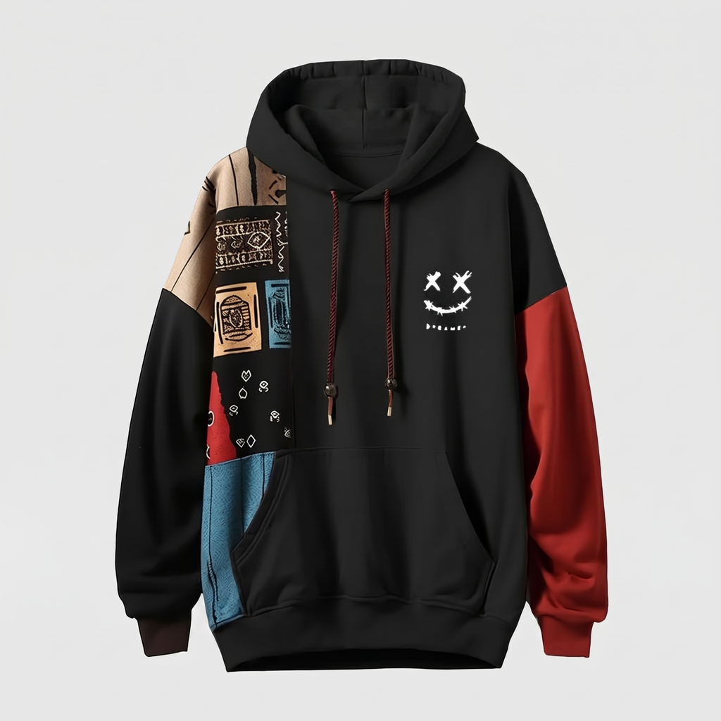 Clive Ferris | Colour-Block Cotton Hoodie
