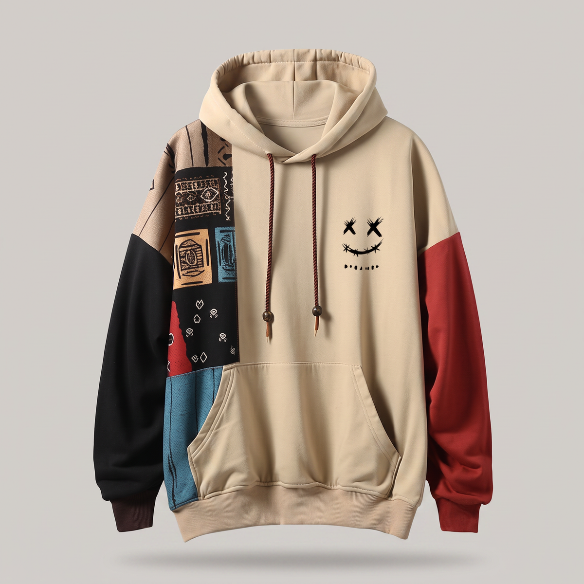 Clive Ferris | Colour-Block Cotton Hoodie