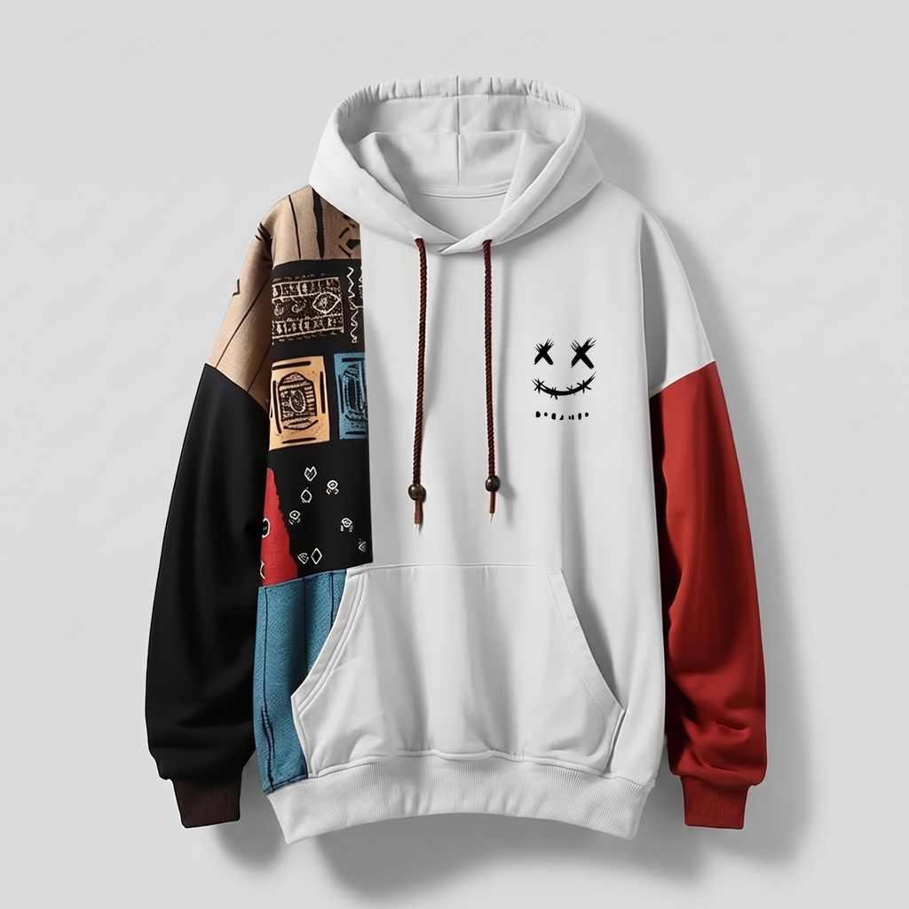 Clive Ferris | Colour-Block Cotton Hoodie
