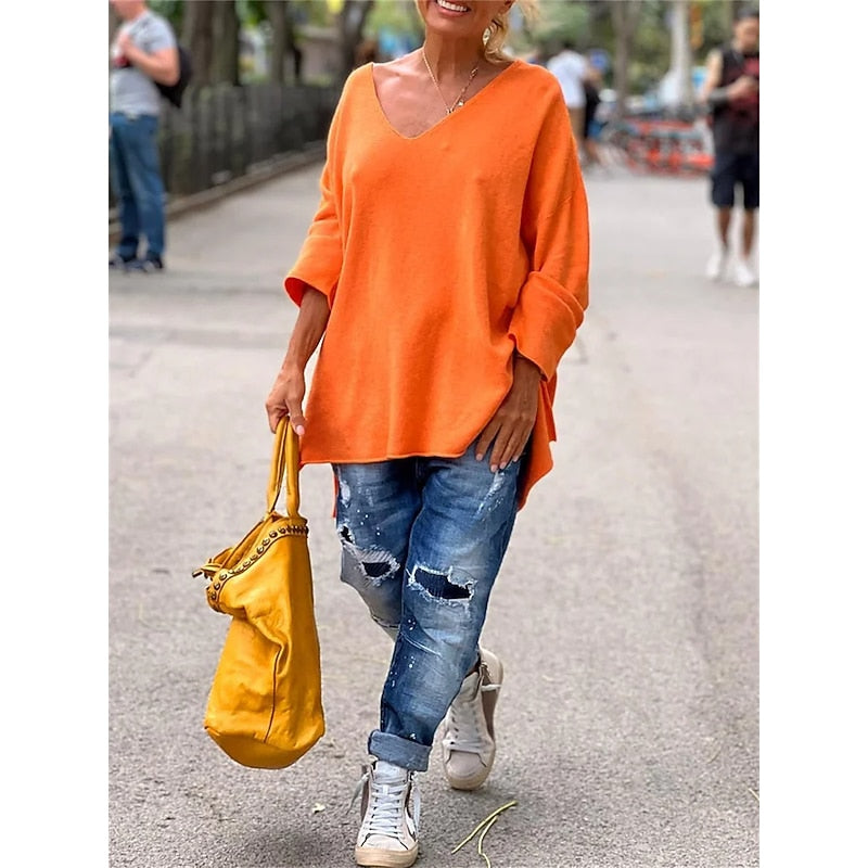 Georgiana Thistlewood | Relaxed V-Neck Pullover