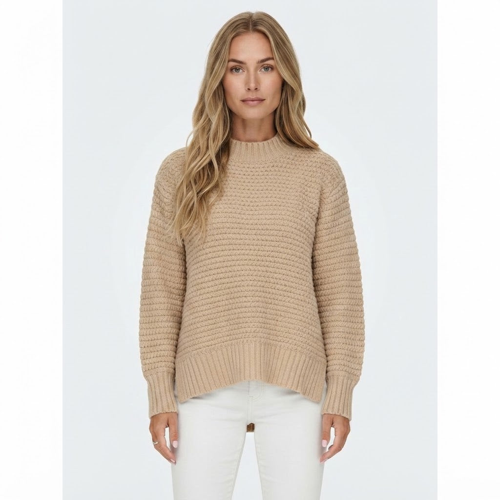 Rosie Baker | Chunky Knit Side-Slit Jumper