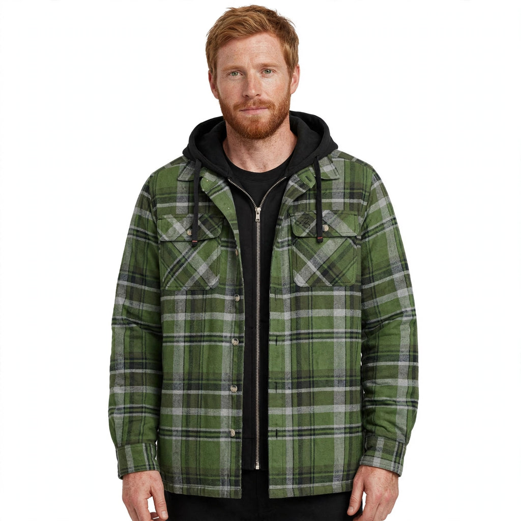 Oscar Marchmont | Quilted Flannel Mens Jacket