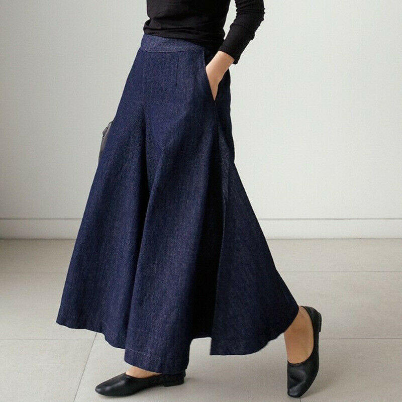 Daphne Winslow | Wide-Leg Denim Trousers with High Waist