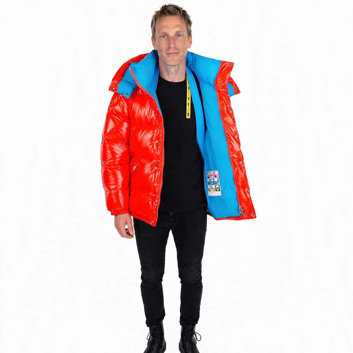Henry Oswald | Glossy Hooded Mens Jacket