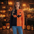 Edith Marlowe | Halloween Jack-o'-Lantern Sweater For Women