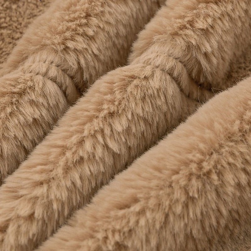 Marguerite Ashfield | Plush Cropped Zip Jacket for Women