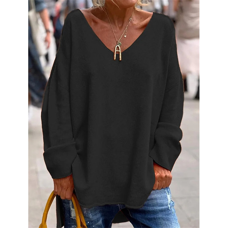 Georgiana Thistlewood | Relaxed V-Neck Pullover