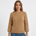 Verity Clarke | Cable-Knit Textured Sweater For Women