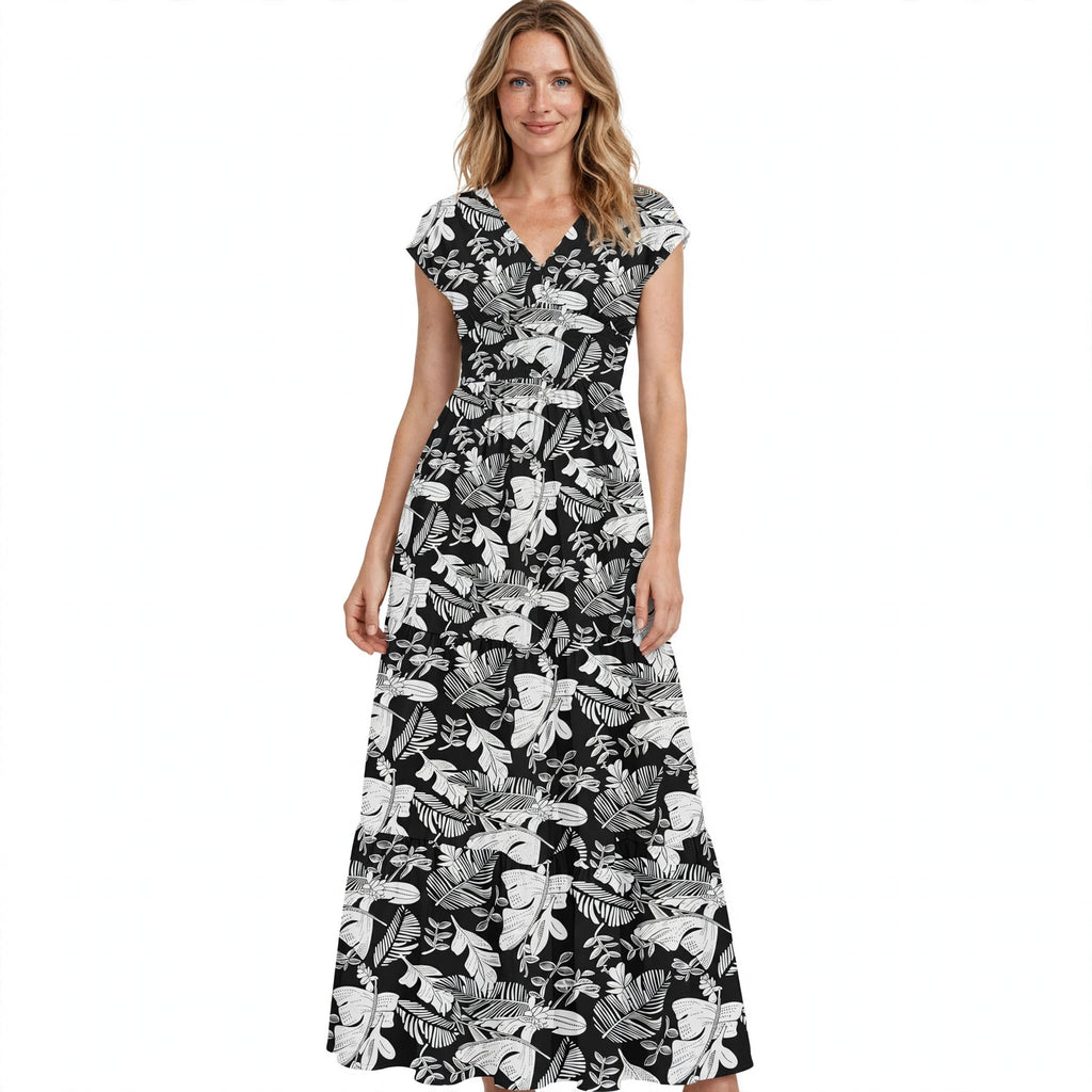 Millicent Ashdown | Tropical Print Maxi Dress