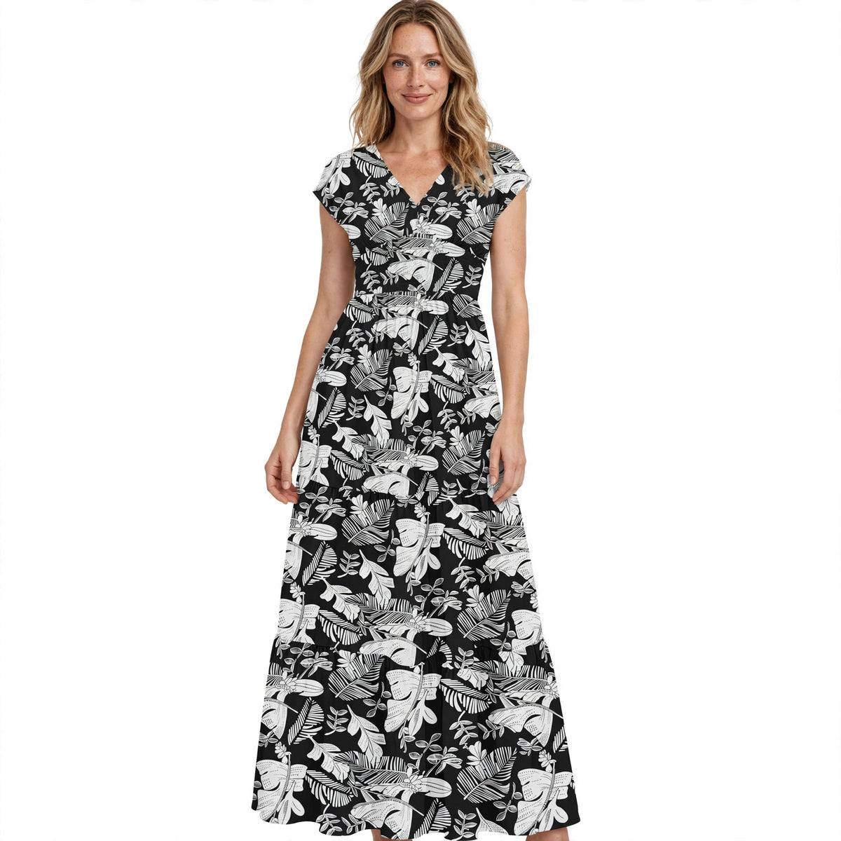 Millicent Ashdown | Tropical Print Maxi Dress