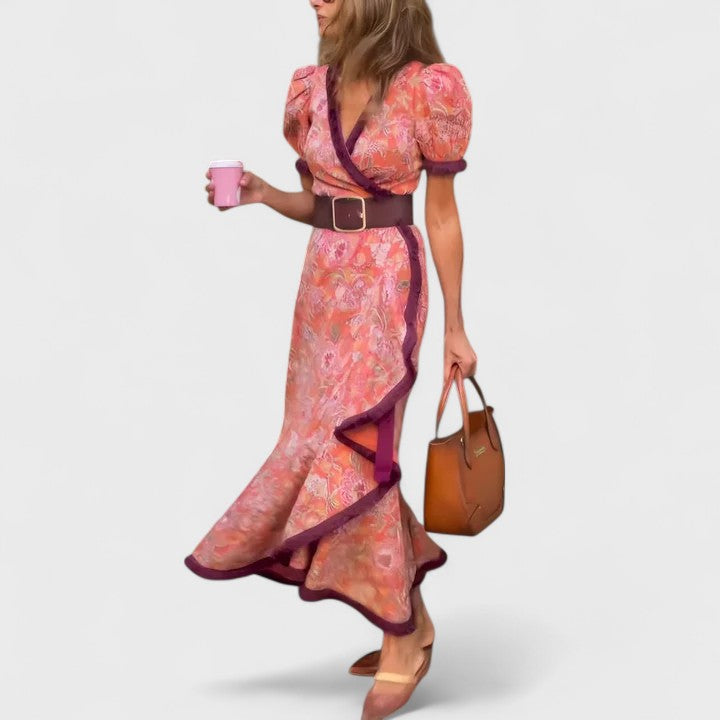 Phoebe Ainsley | Floral Wrap Maxi Dress