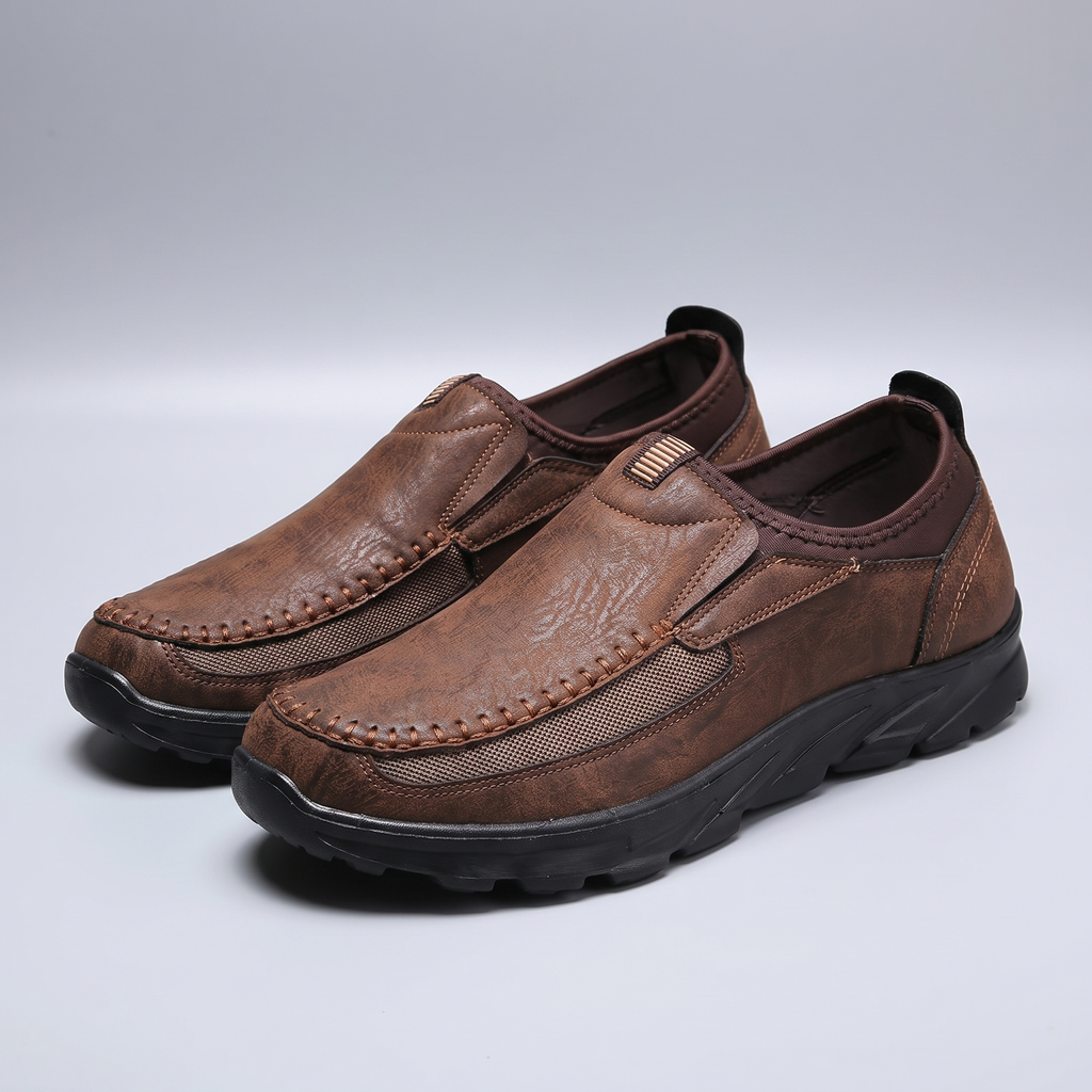 Percy Ashdown | Leather Slip-On Shoes for Men