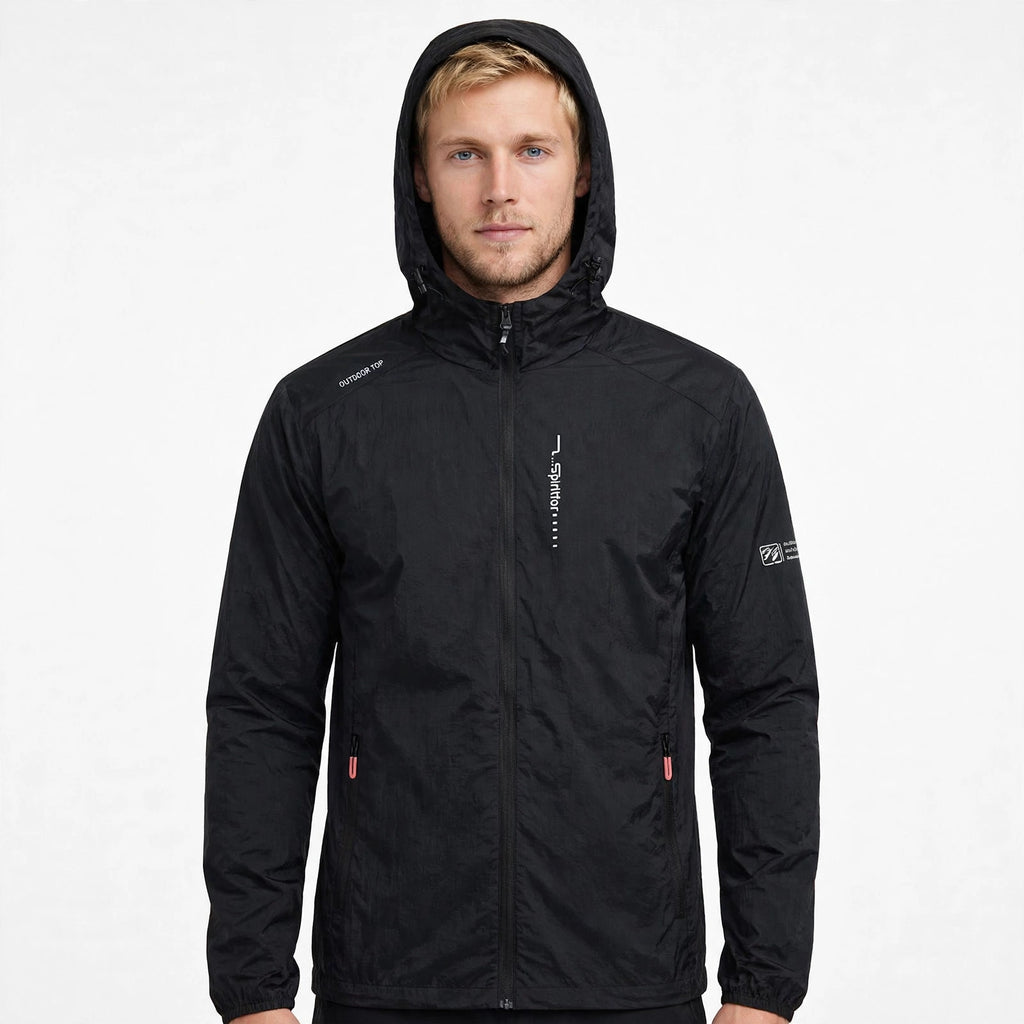 Edmund Foley | Lightweight Hooded Mens Jacket With UV Protection
