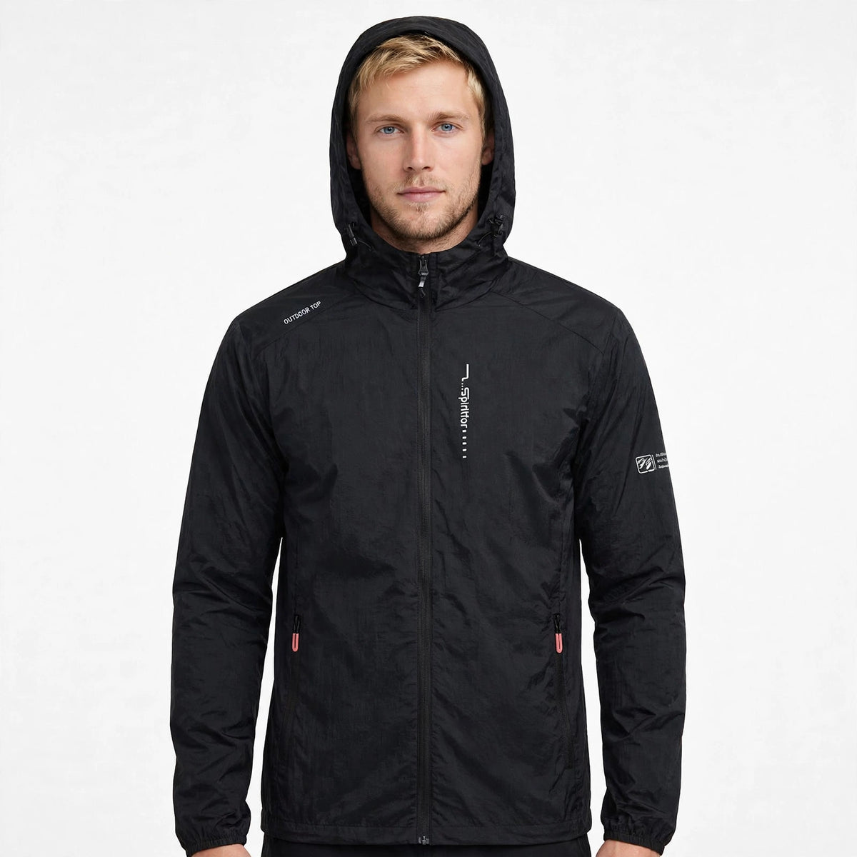Edmund Foley | Lightweight Hooded Mens Jacket With UV Protection