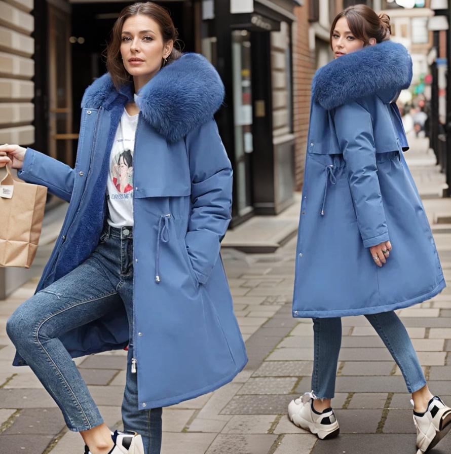 Lydia Thomas | Waterproof Faux Fur Hood Parka Coat