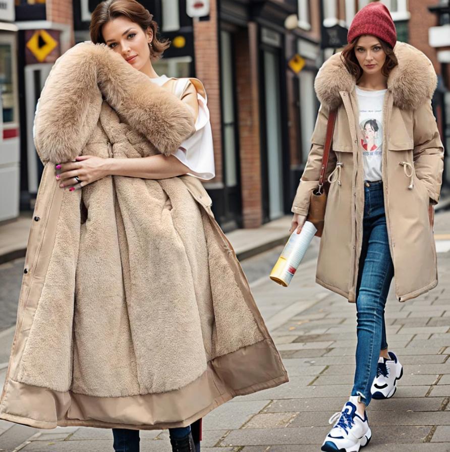 Lydia Thomas | Waterproof Faux Fur Hood Parka Coat